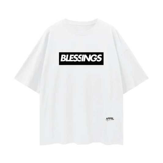 BLESSINGS Oversize Deep Drop Shoulder Tee - 190 GSM