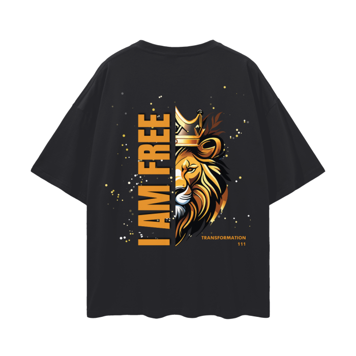 "I AM FREE" v1 | Oversize Drop Shoulder T-Shirt