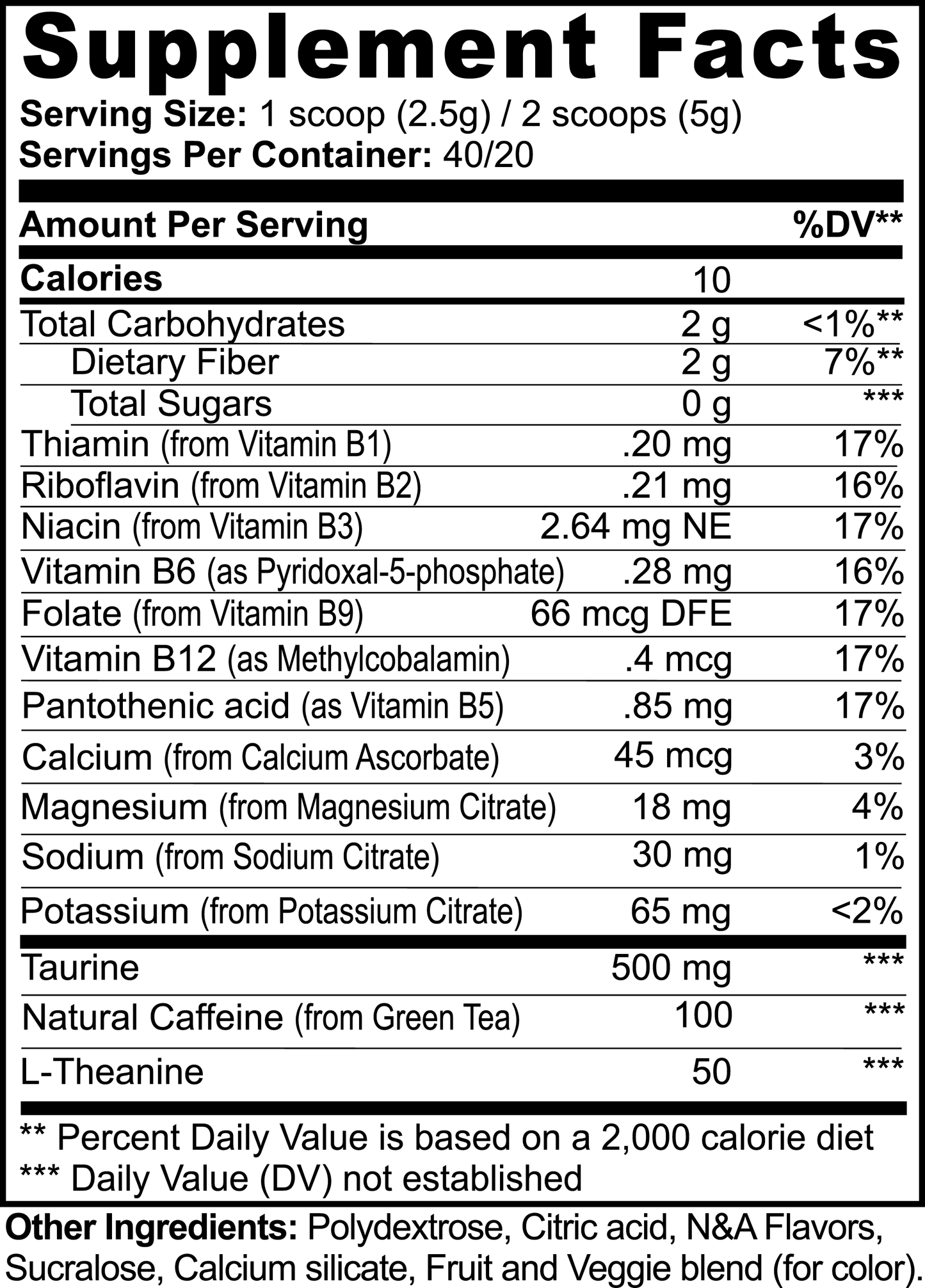Natural Energy Powder (Strawberry Shortcake)