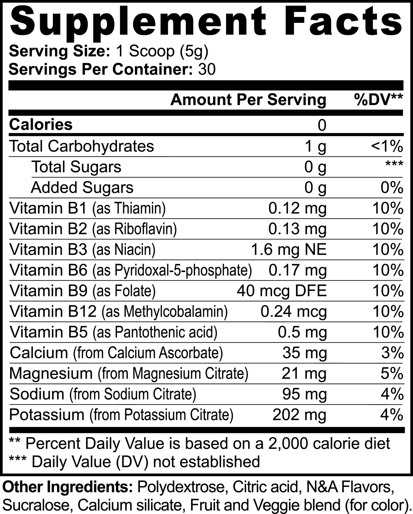 Premium Hydration Powder | B-Complex (Passion Fruit)