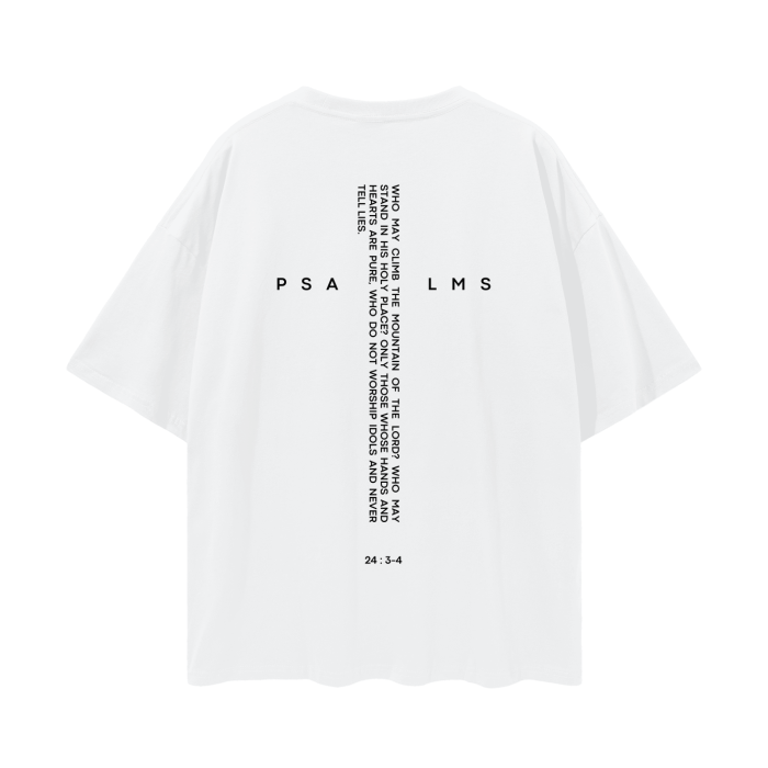 "PURE" v1 with Message | Oversize Drop Shoulder T-Shirt