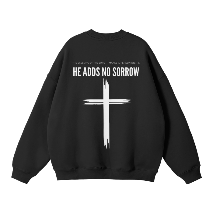 "BLESSINGS" | Unisex Solid Color Fleece Pullover