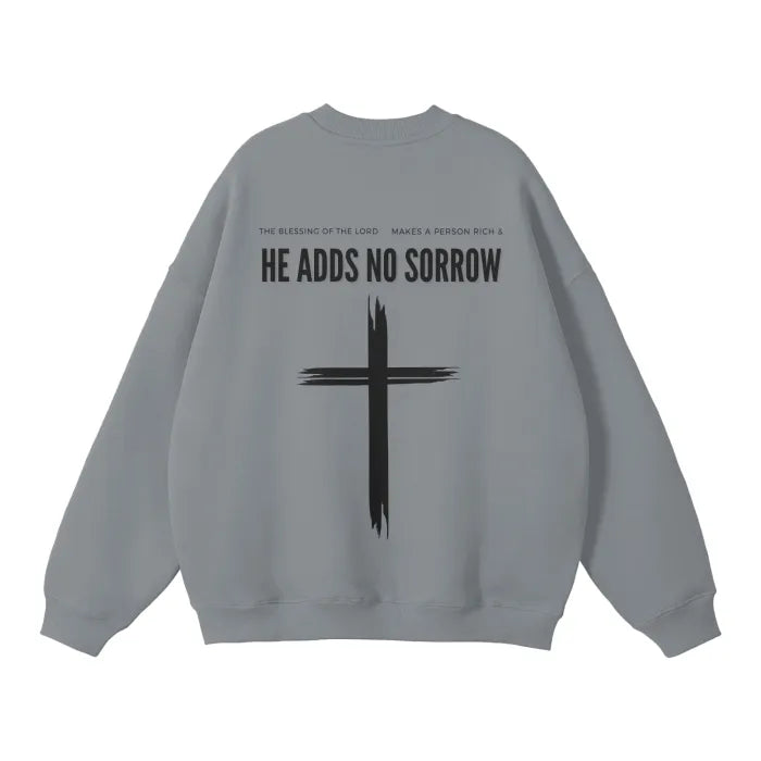 "BLESSINGS" | Unisex Solid Color Fleece Pullover