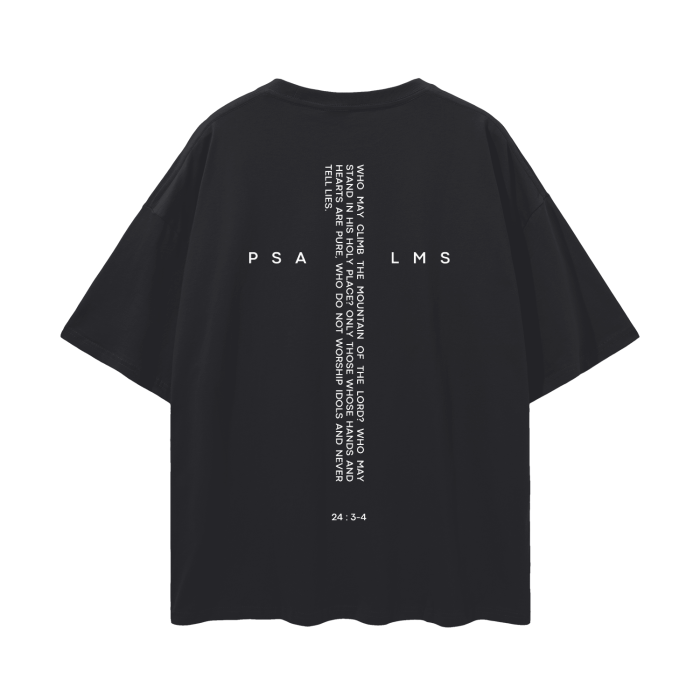 "PURE" v1 with Message | Oversize Drop Shoulder T-Shirt