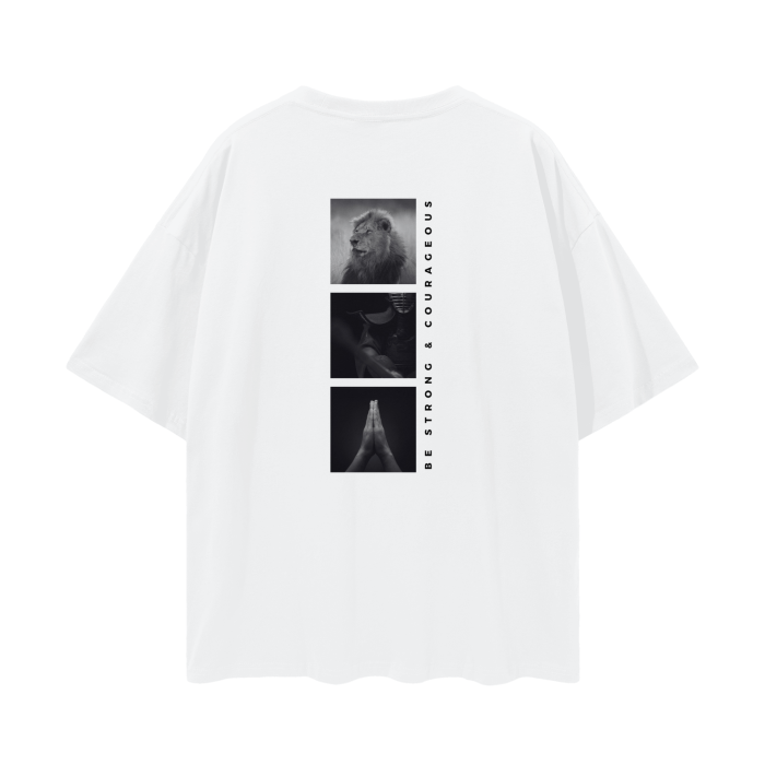 "DO IT WITH COURAGE" v1 | Oversize Drop Shoulder T-Shirt