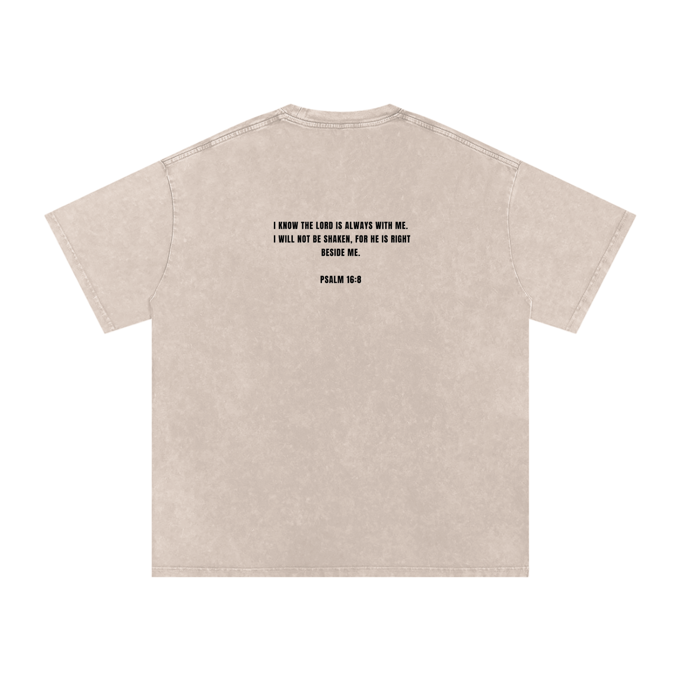 "SECURED MAN" v1 | Snow Washed Oversized T-Shirt (LIGHT)