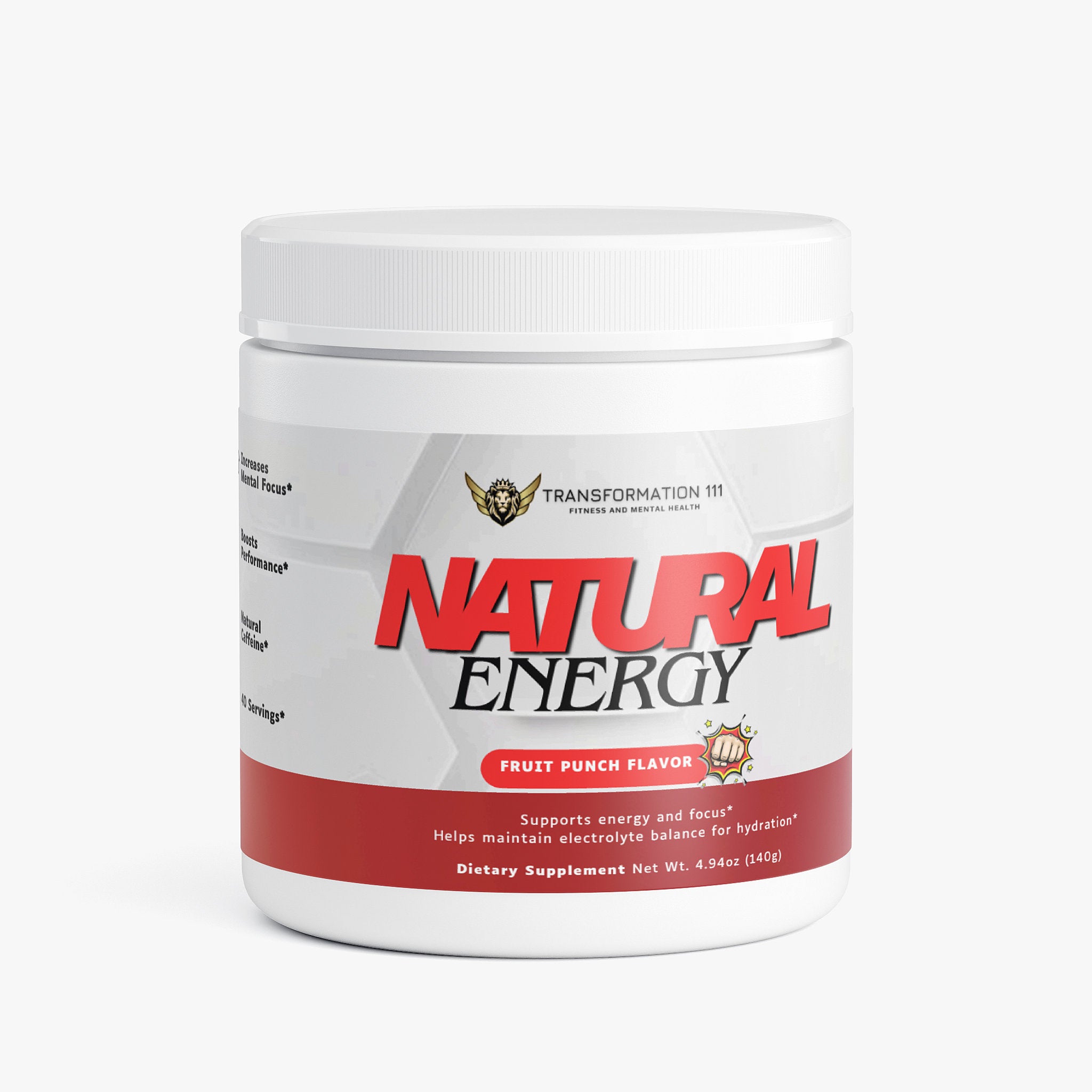 Natural Energy Powder (Fruit Punch)