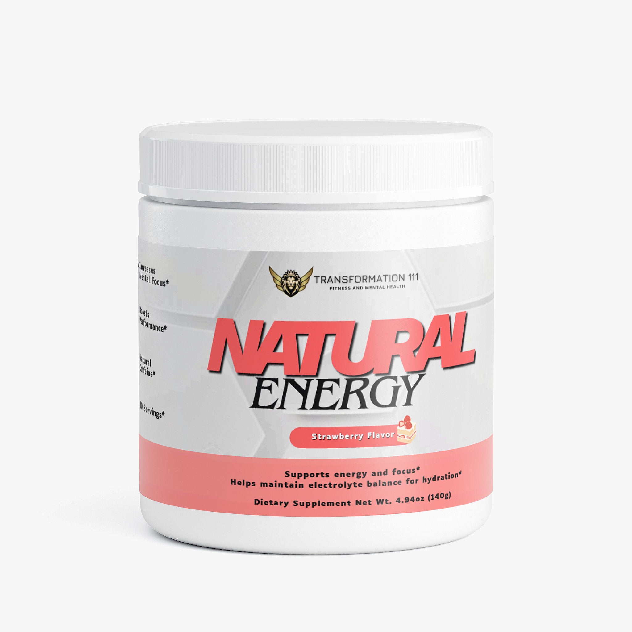 Natural Energy Powder (Strawberry Shortcake)