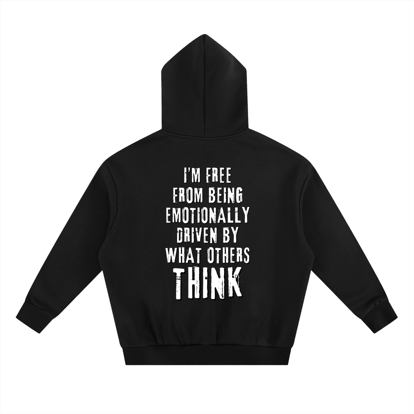 "CARELESS OF OPINIONS" | Heavyweight Boxy Fleece Hoodie