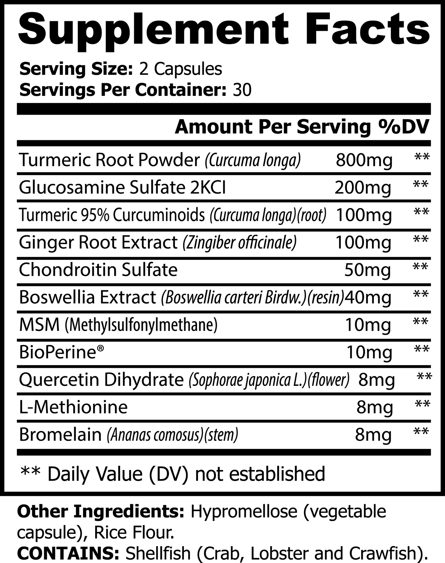 Turmeric Vitality | Capsules