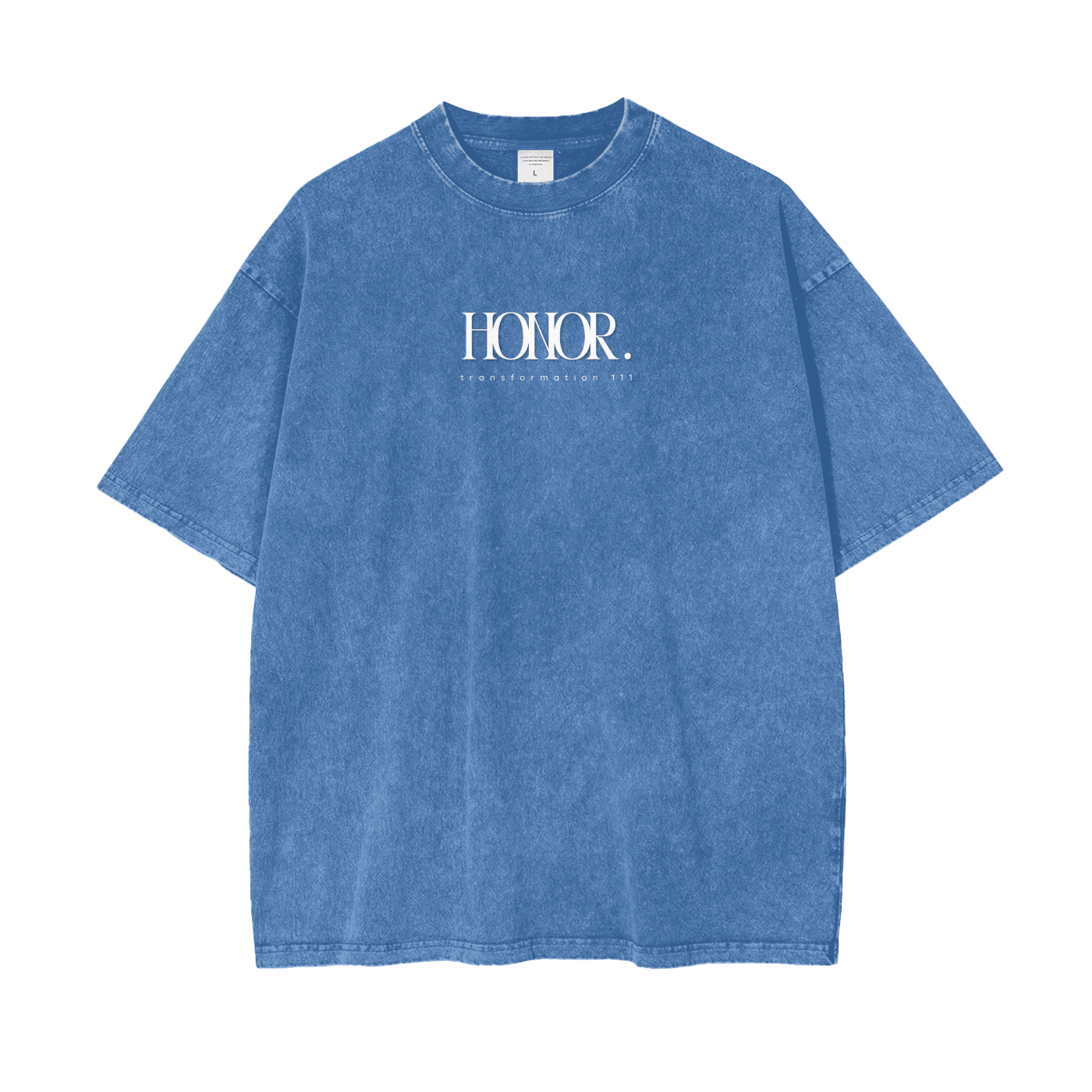 "HONOR" v1 | Acid Wash Oversize T-Shirt