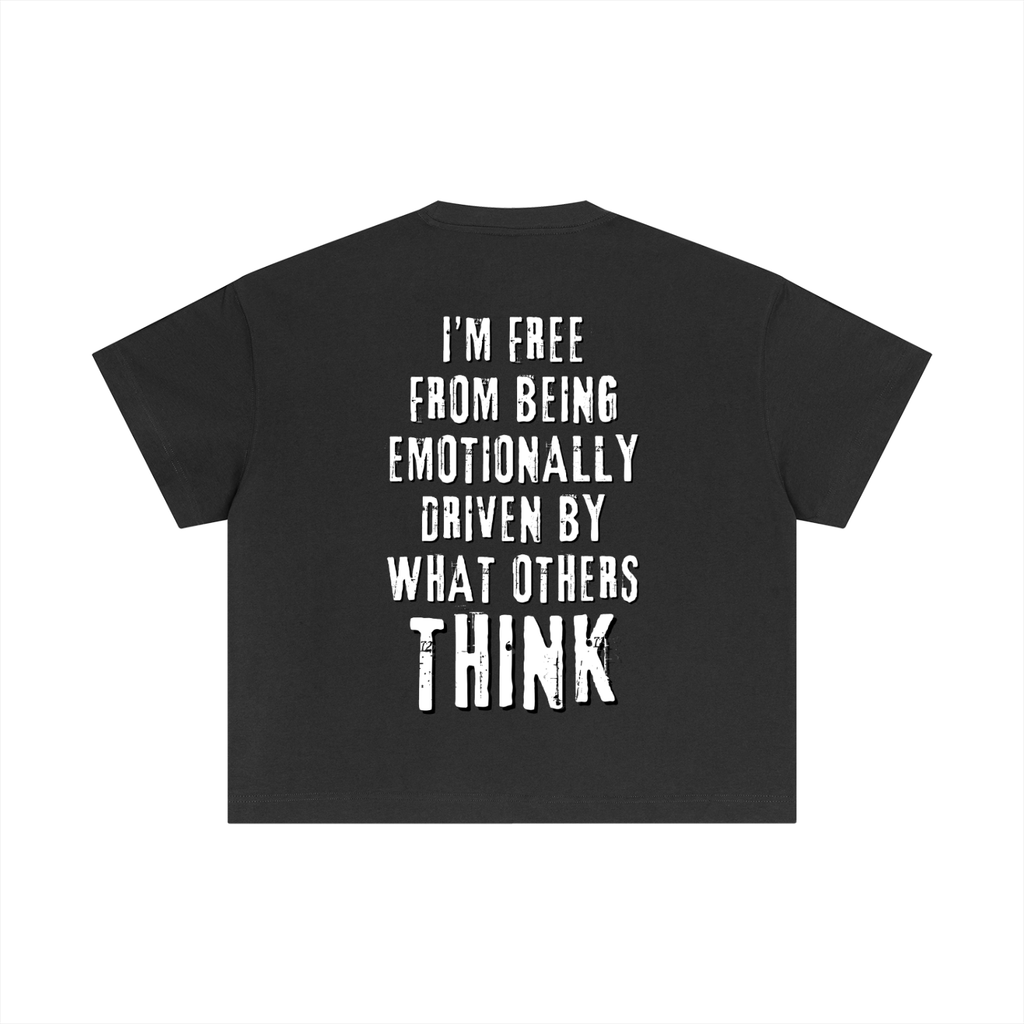 "CARELESS OF OPINIONS" V1 | Premium Cotton Boxy T-Shirt