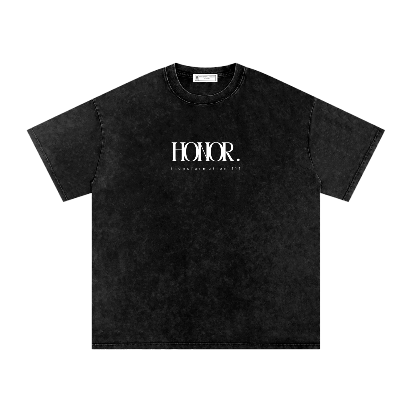 "HONOR" v1 | Snow Washed Oversized T-Shirt