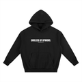 "CARELESS OF OPINIONS" | Heavyweight Boxy Fleece Hoodie