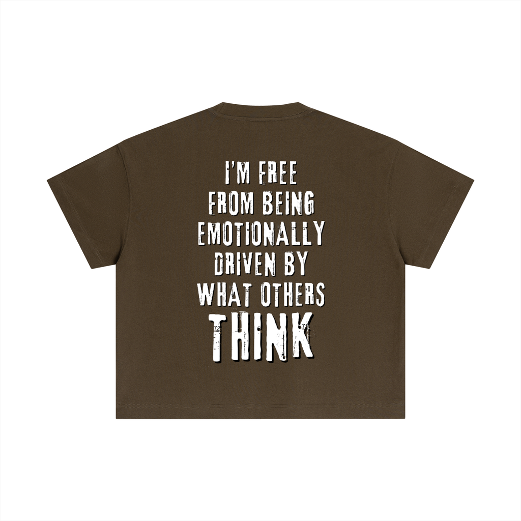 "CARELESS OF OPINIONS" V1 | Premium Cotton Boxy T-Shirt