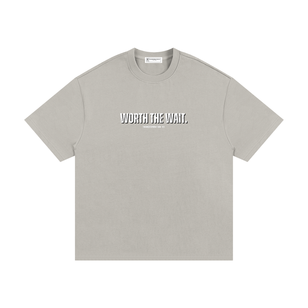 "WORTH THE WAIT" V1 | Essential Heavyweight T-Shirt