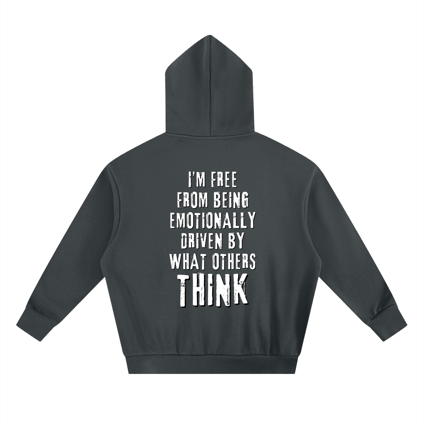 "CARELESS OF OPINIONS" | Heavyweight Boxy Fleece Hoodie