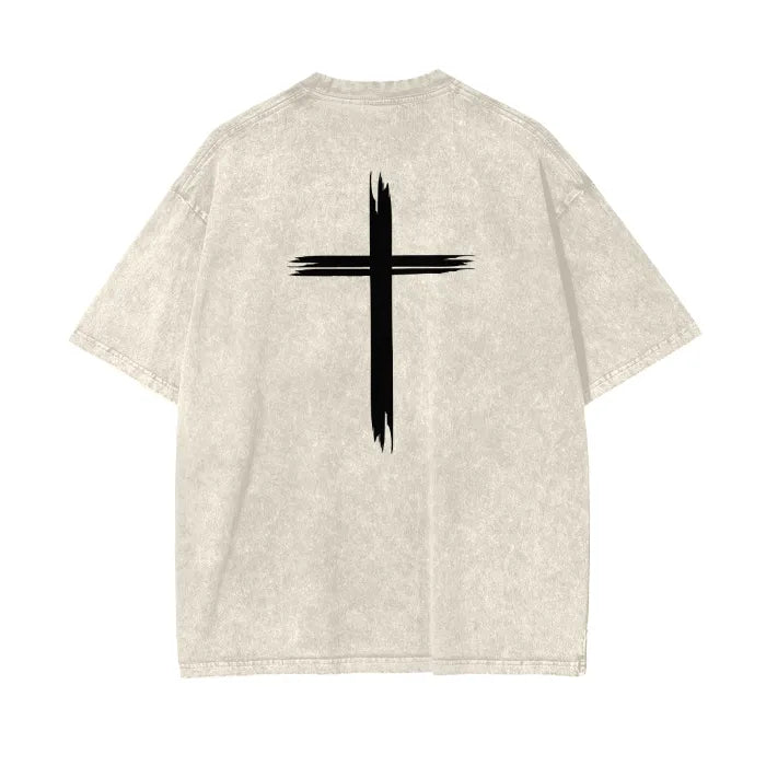 "PAITENCE" v2 | Acid Wash Oversize T-Shirt