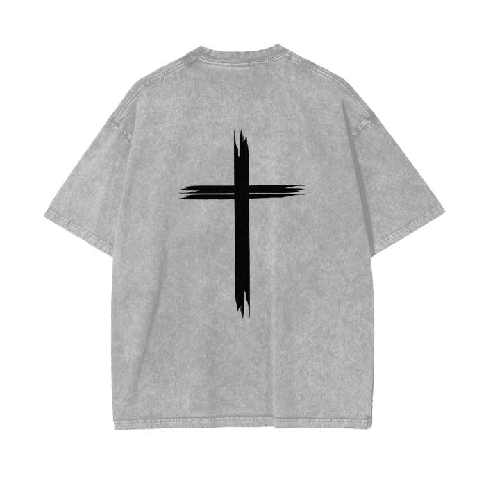 "PAITENCE" v2 | Acid Wash Oversize T-Shirt