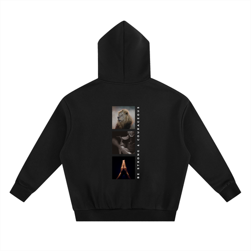 "DO IT WITH COURAGE" V2 | Heavyweight Boxy Fleece Hoodie
