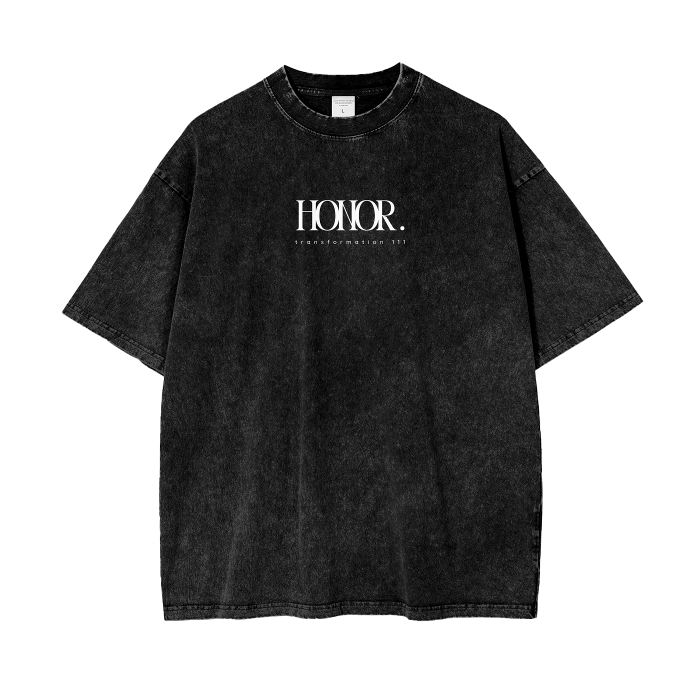 "HONOR" v1 | Acid Wash Oversize T-Shirt