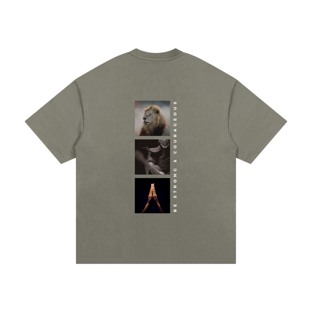 "DO IT WITH COURAGE" V1 | Essential Heavyweight Cotton T-Shirt