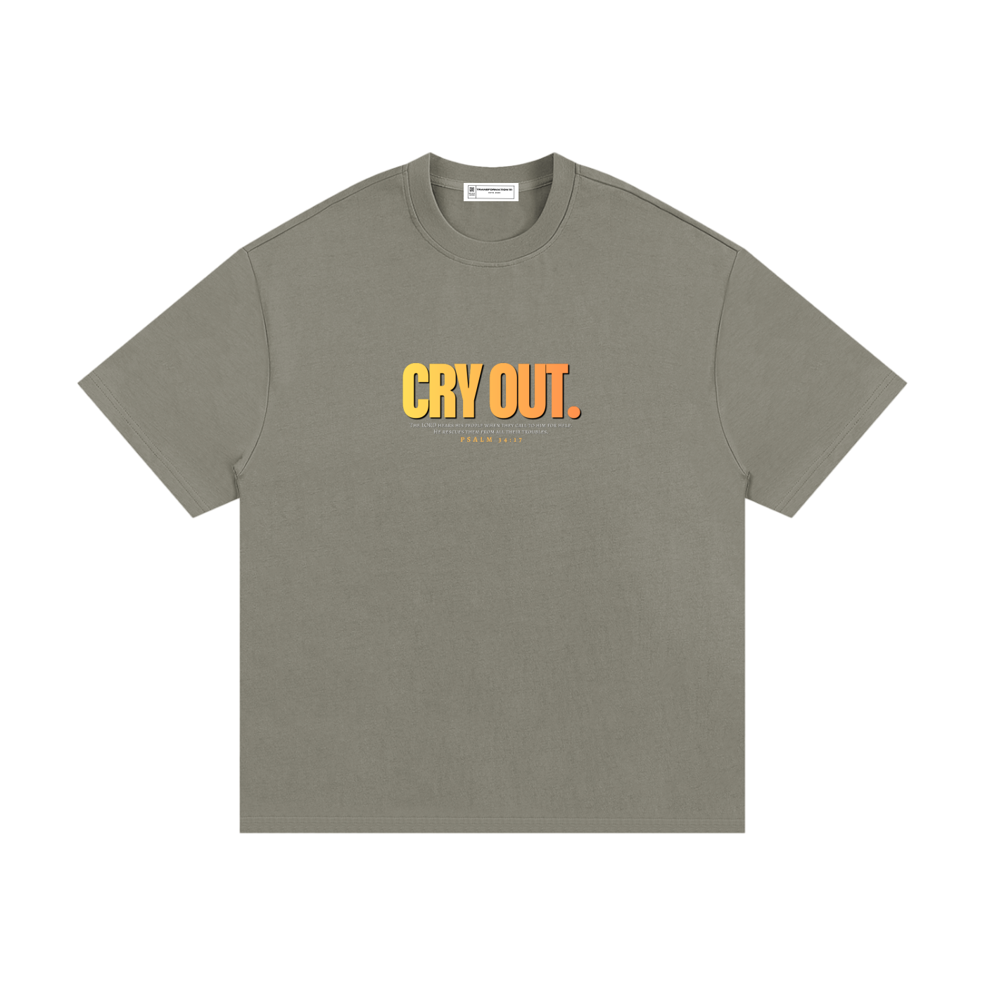 "CRY OUT" V1 | Essential Heavyweight Cotton T-Shirt