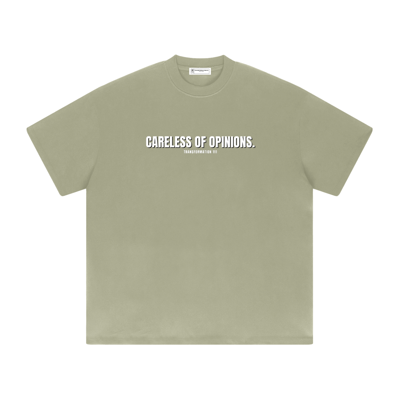 "CARELESS OF OPINIONS" | Heavyweight Drop Shoulder T-Shirt