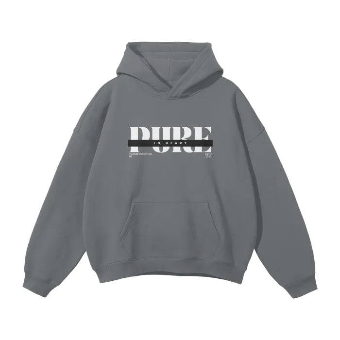 "PURE IN HEART" | Unisex Oversized Hoodie