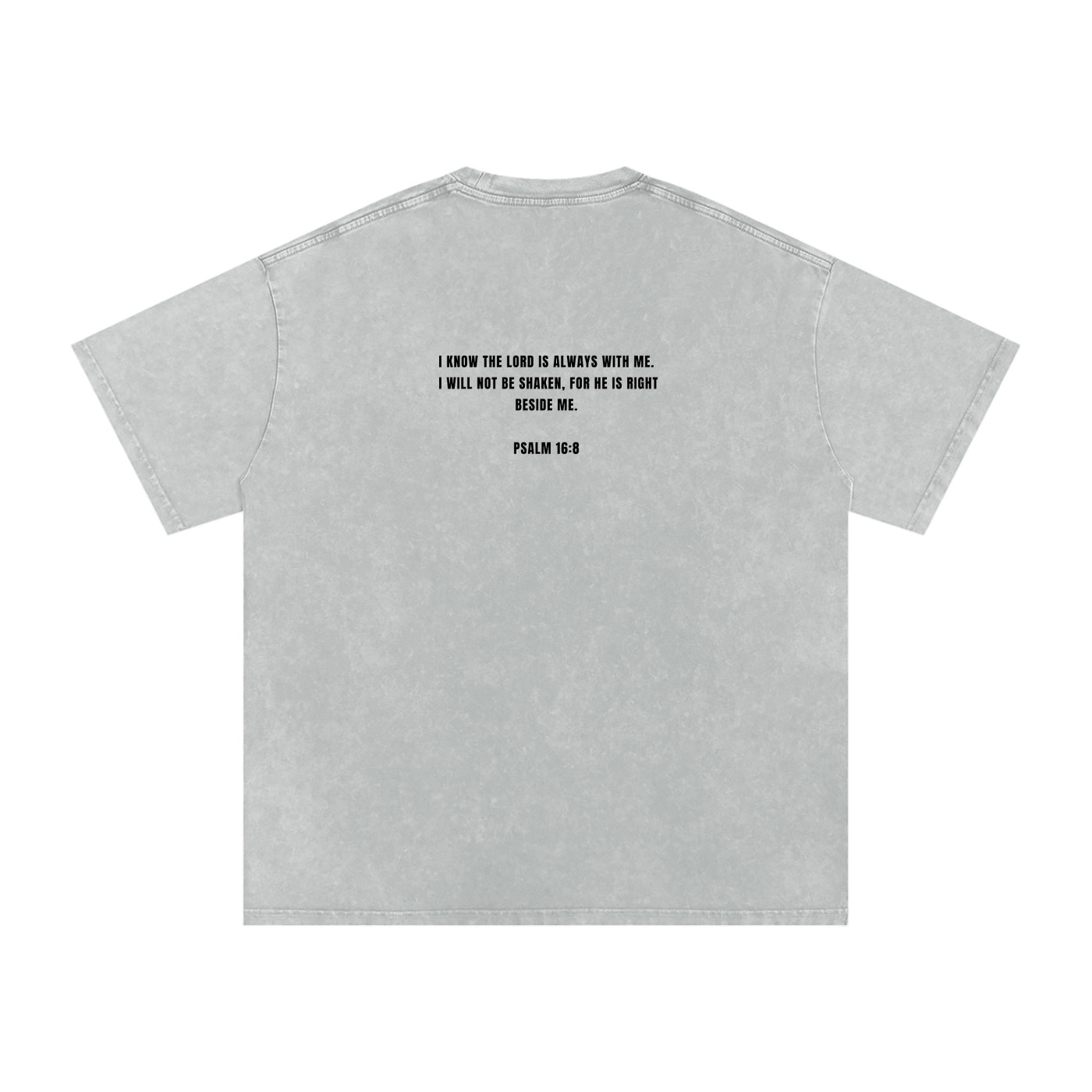 "SECURED MAN" v1 | Snow Washed Oversized T-Shirt (LIGHT)