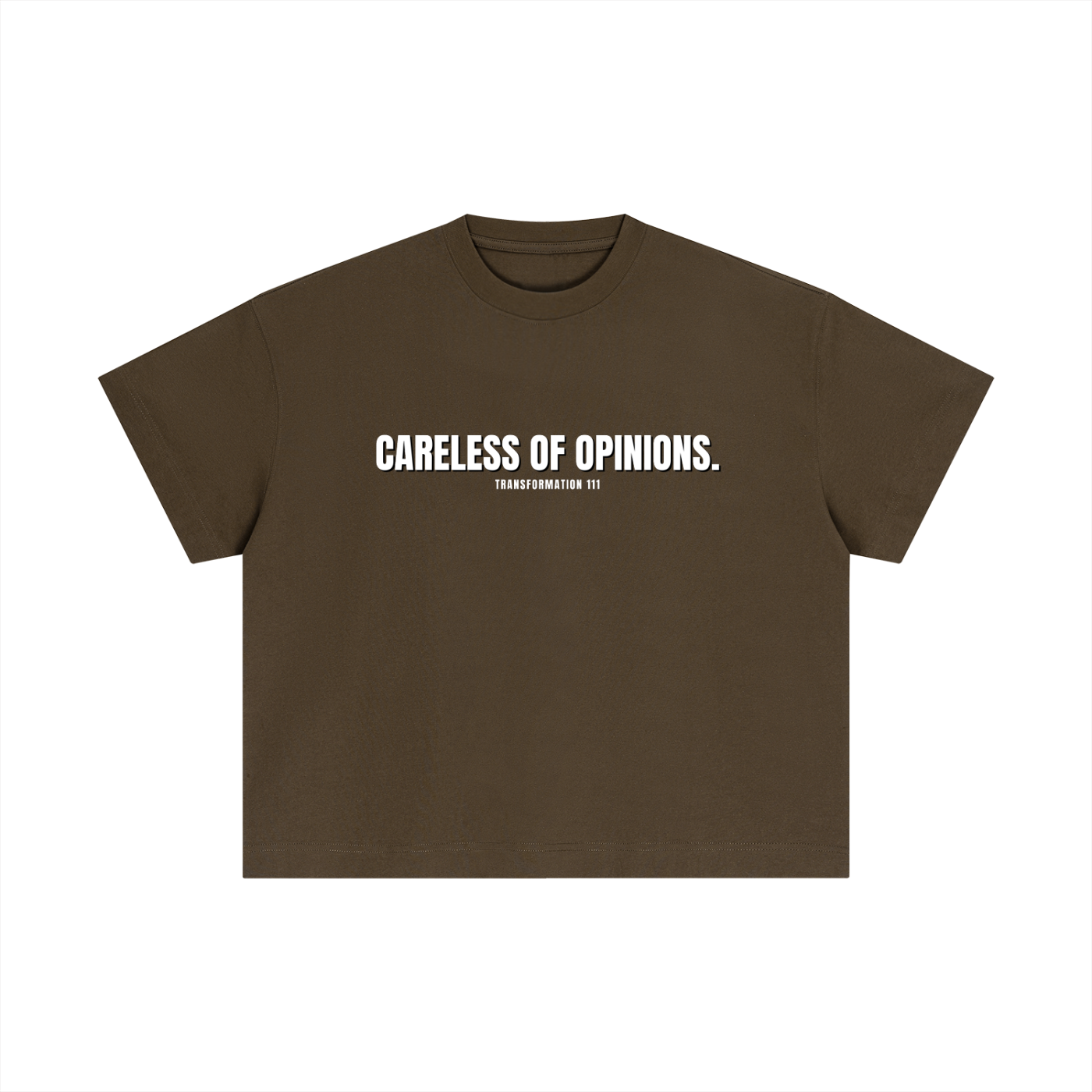 "CARELESS OF OPINIONS" V1 | Premium Cotton Boxy T-Shirt