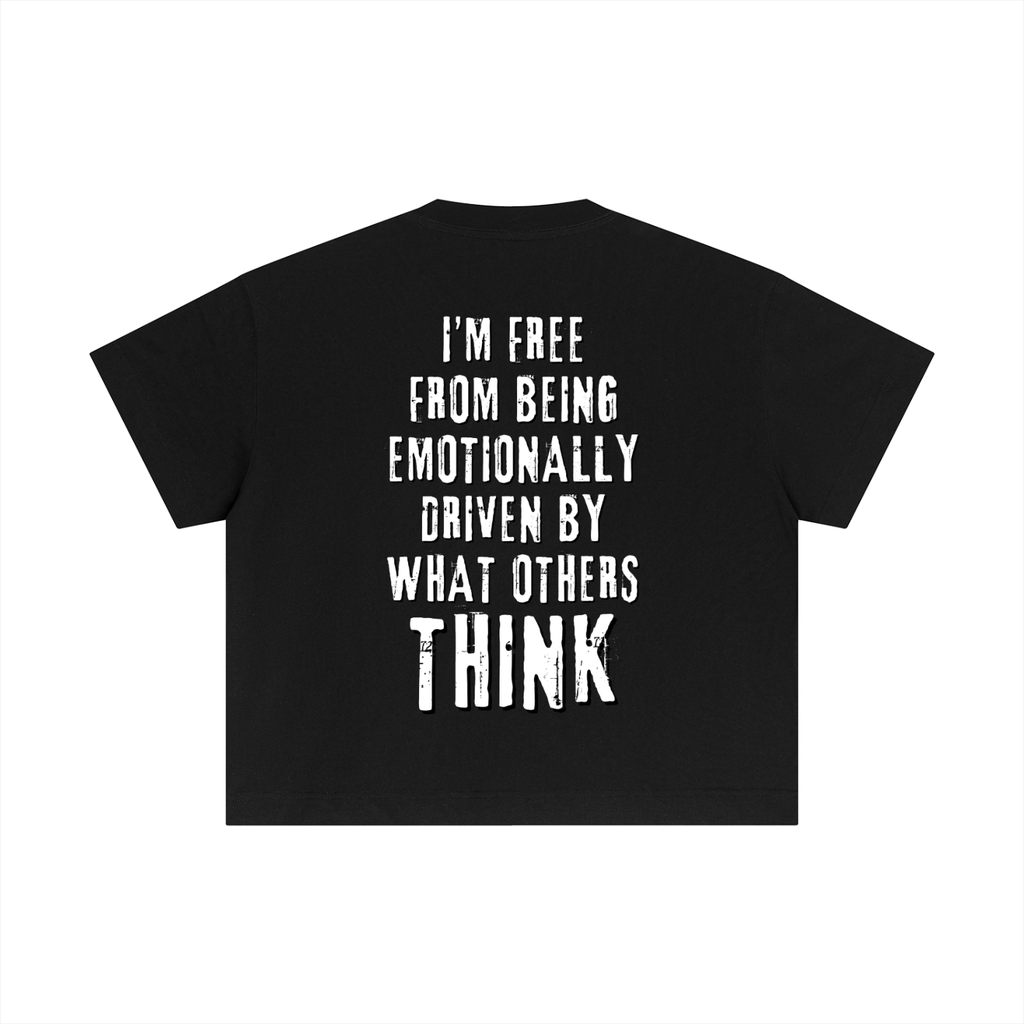 "CARELESS OF OPINIONS" V1 | Premium Cotton Boxy T-Shirt