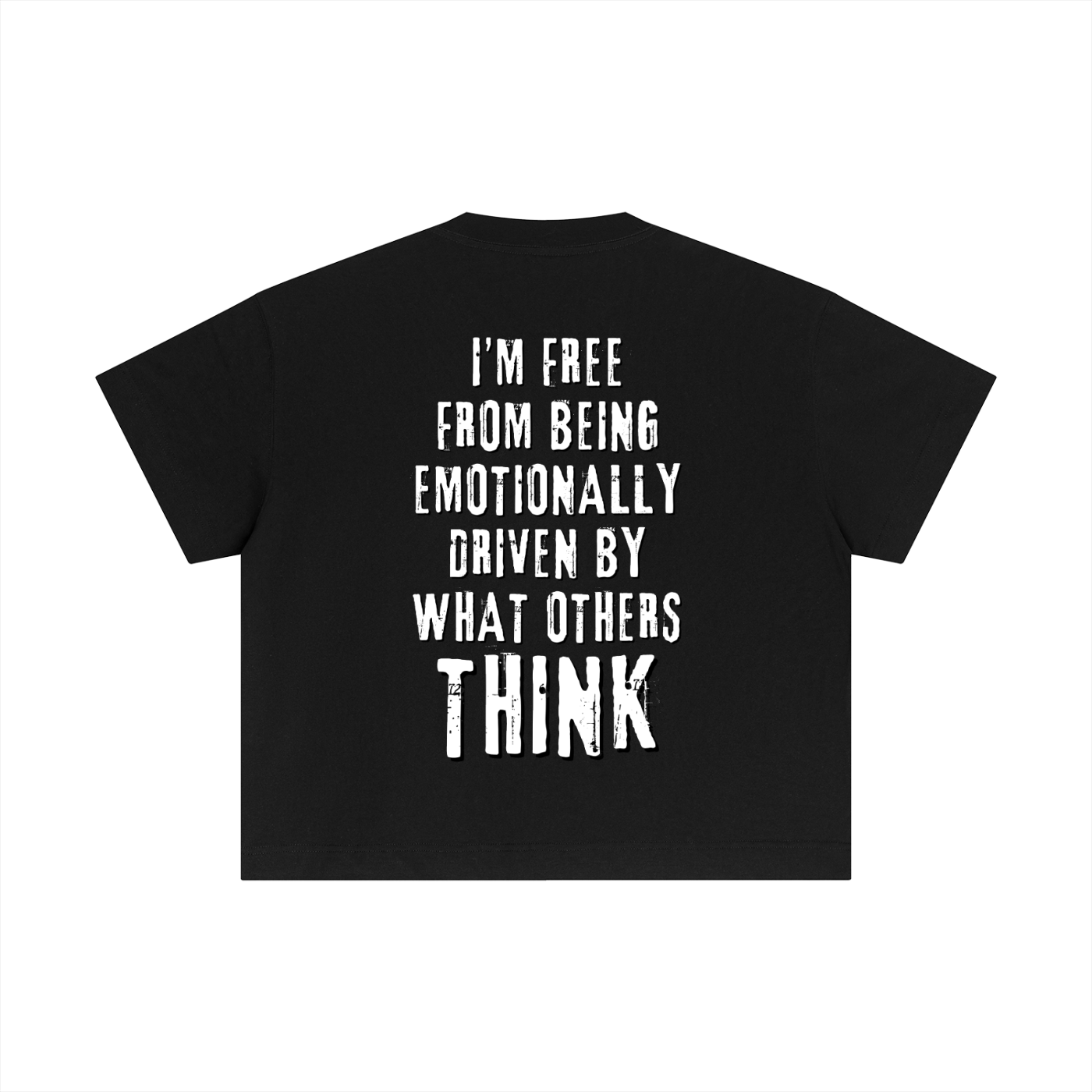 "CARELESS OF OPINIONS" V1 | Premium Cotton Boxy T-Shirt