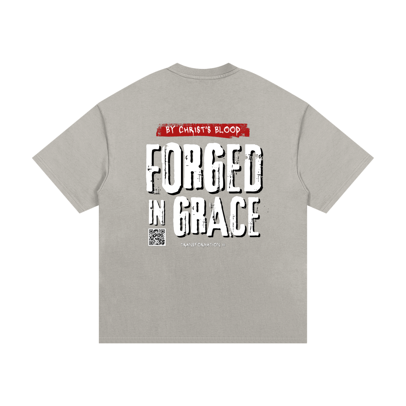 "FORGED BY GRACE" V1 | Essential Heavyweight T-Shirt