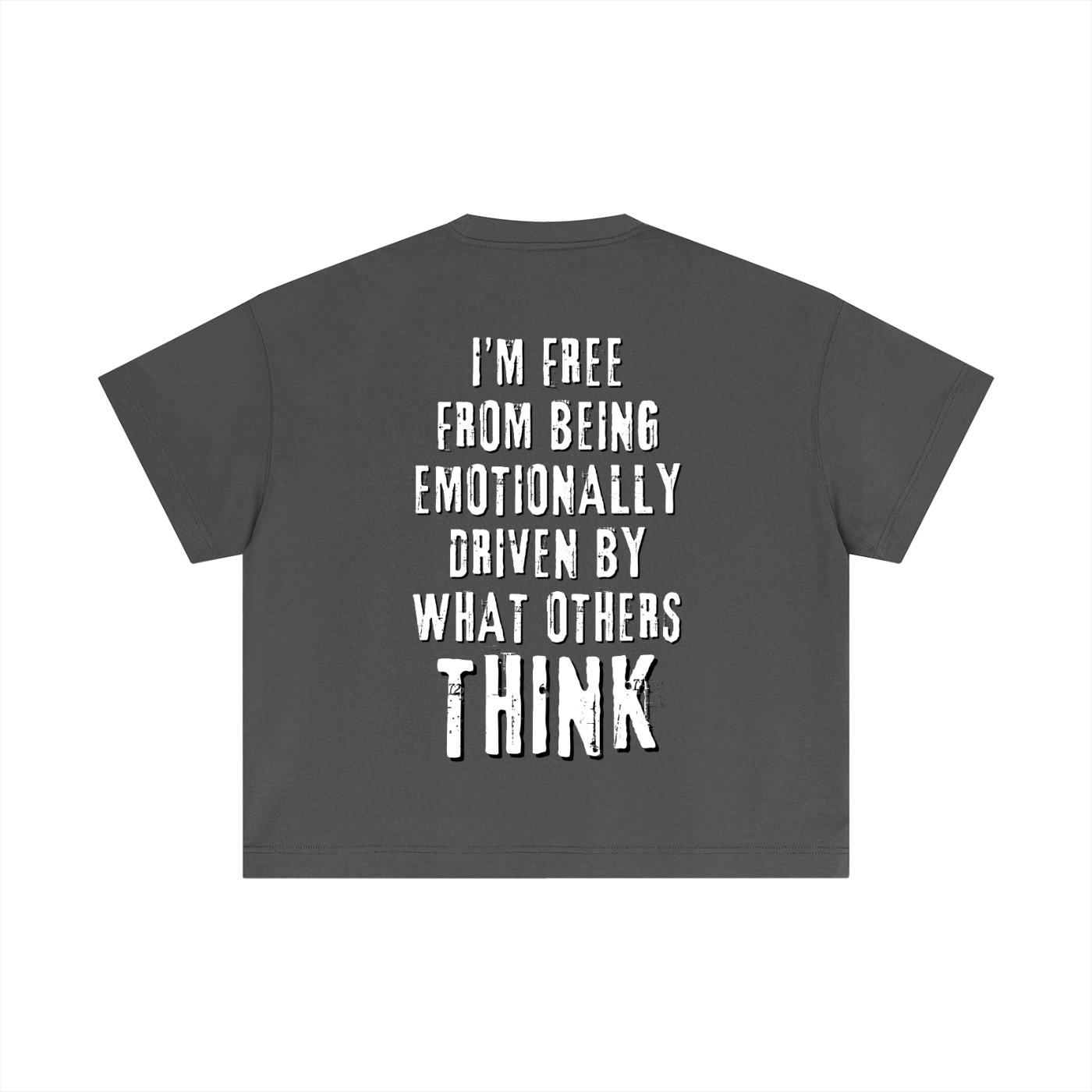 "CARELESS OF OPINIONS" V1 | Premium Cotton Boxy T-Shirt