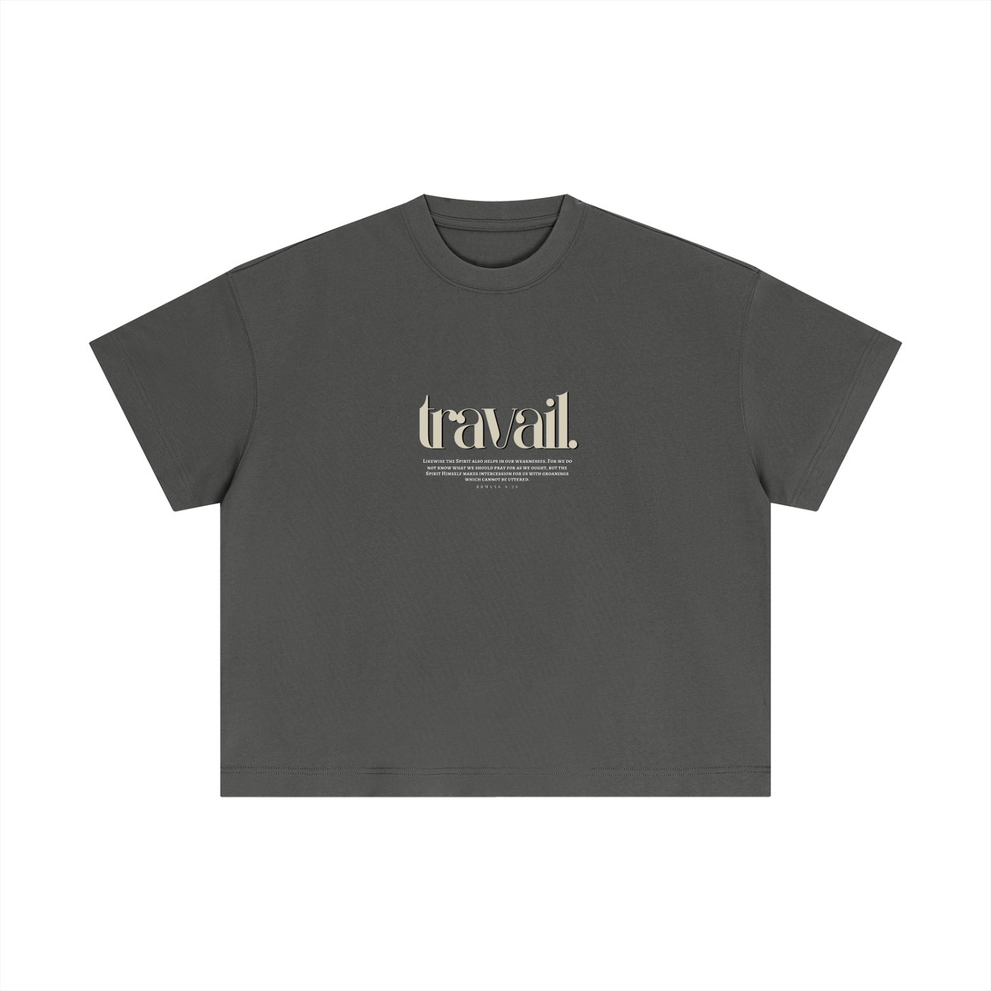 "TRAVAIL" v2 | Premium Boxy T-Shirt