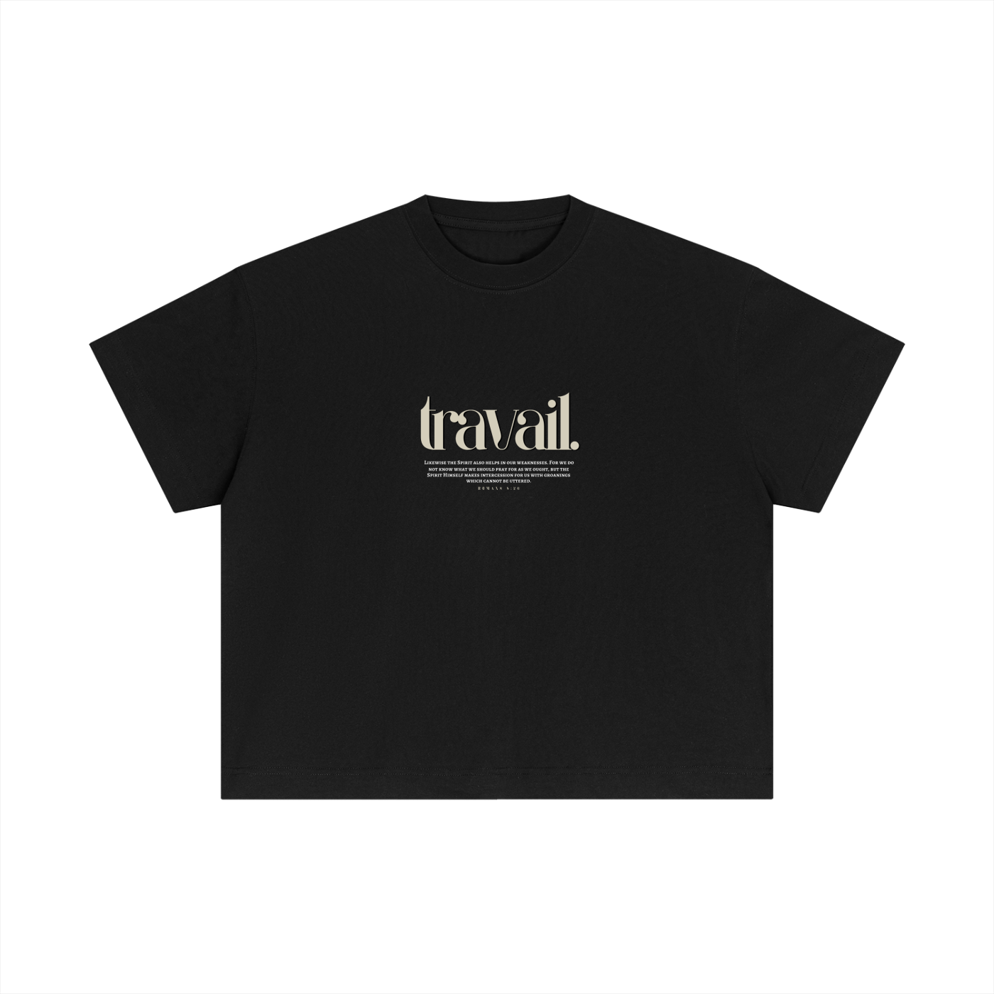 "TRAVAIL" v2 | Premium Boxy T-Shirt