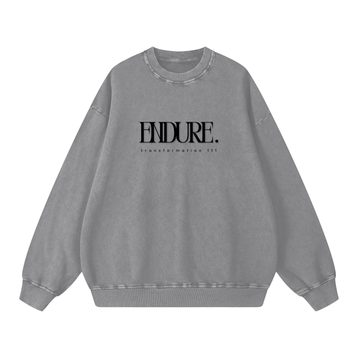 "ENDURE" v2 | Acid Wash Oversize Sweatshirt