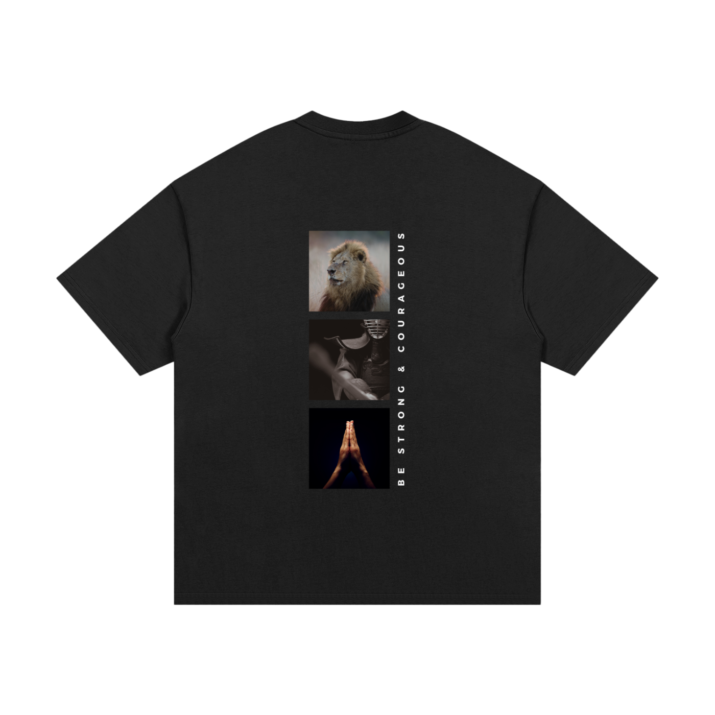 "DO IT WITH COURAGE" V1 | Essential Heavyweight Cotton T-Shirt