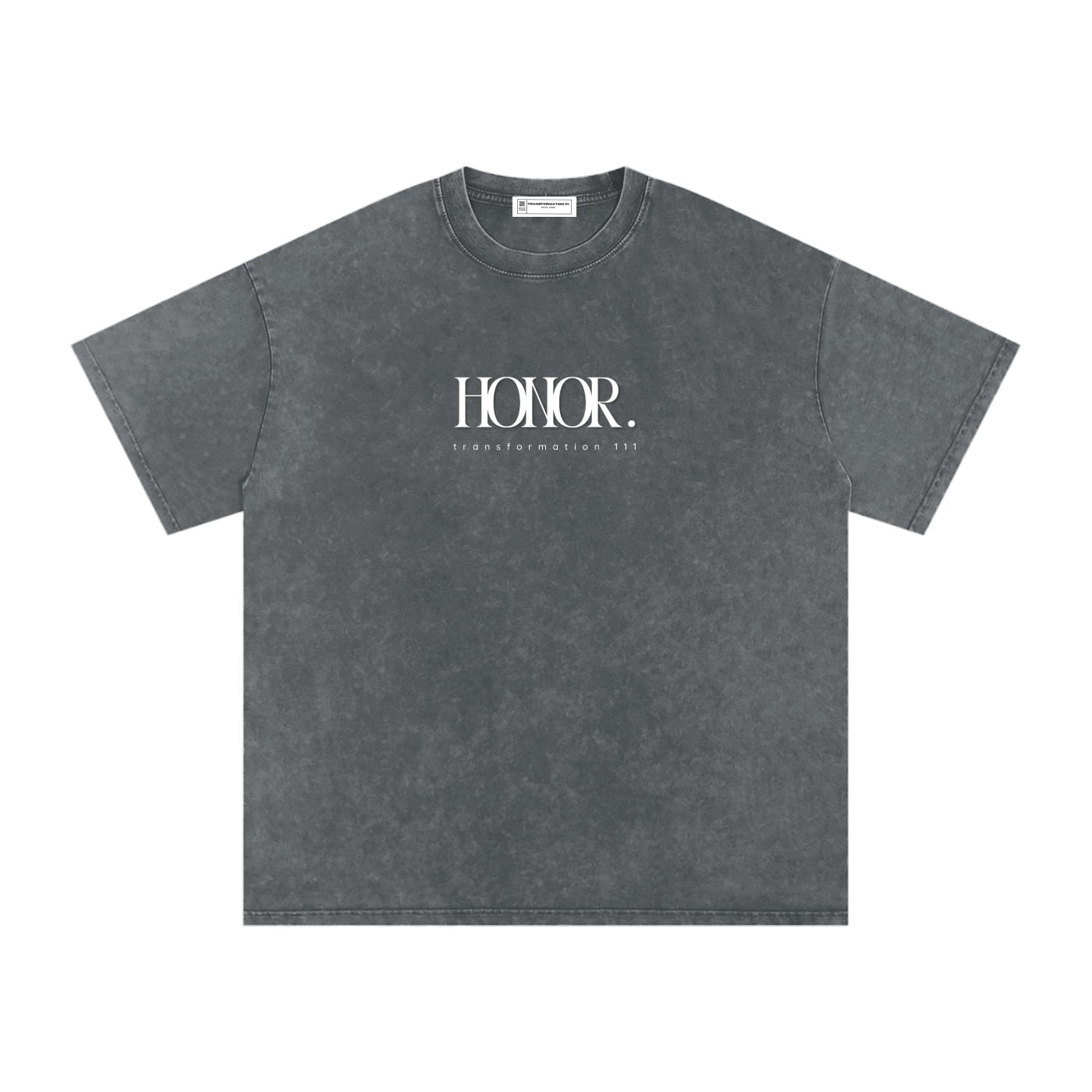 "HONOR" v1 | Snow Washed Oversized T-Shirt