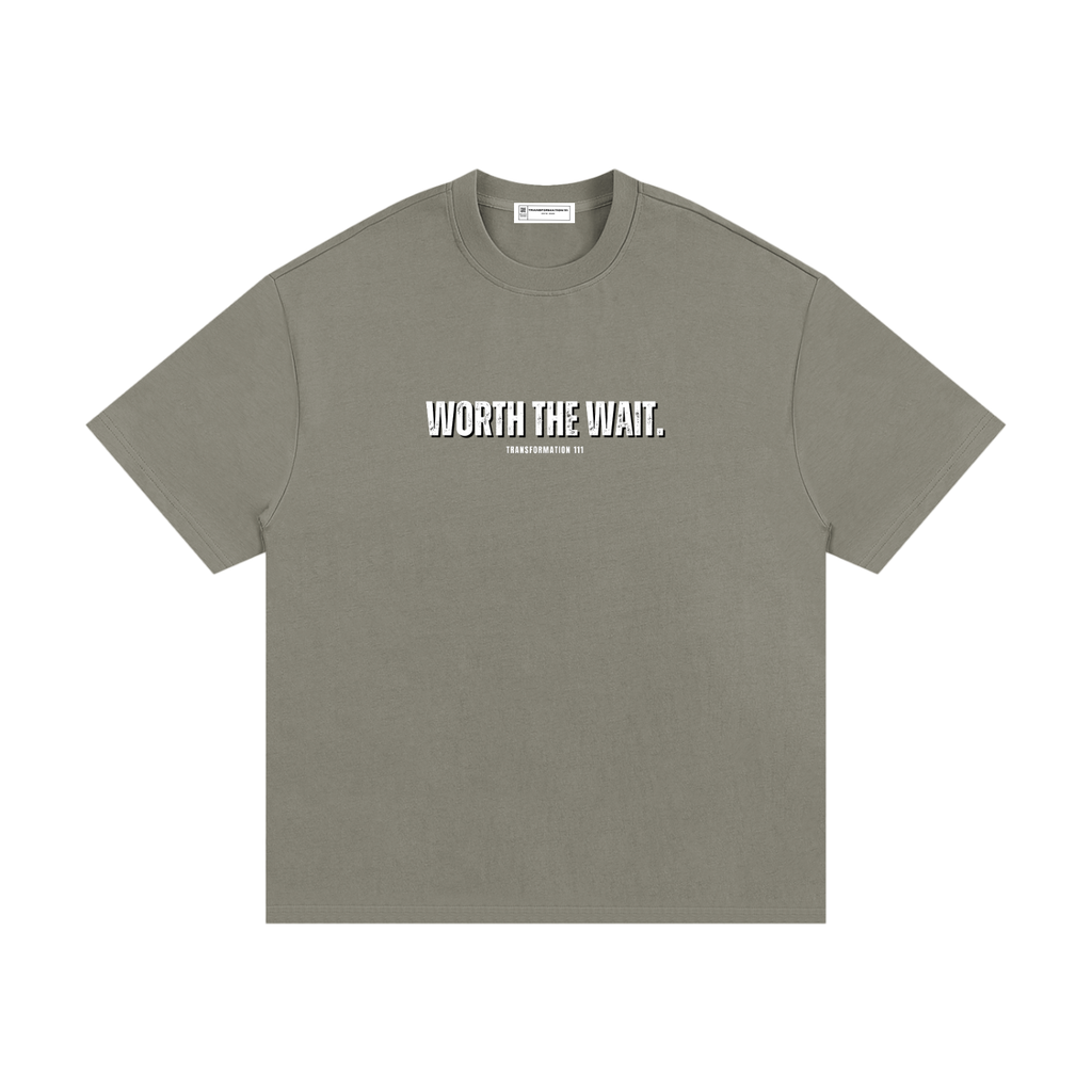 "WORTH THE WAIT" V1 | Essential Heavyweight T-Shirt