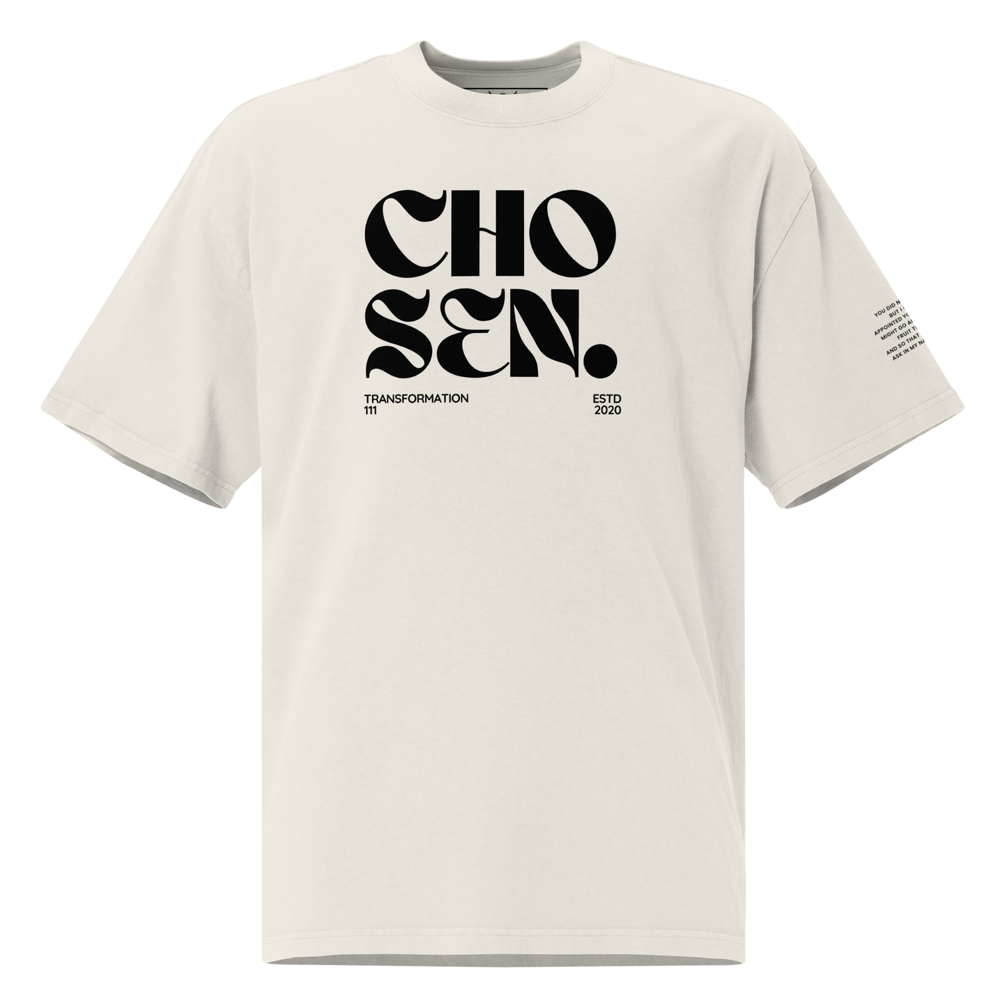 CHOSEN (LIGHT) | Premium Oversized T-Shirt