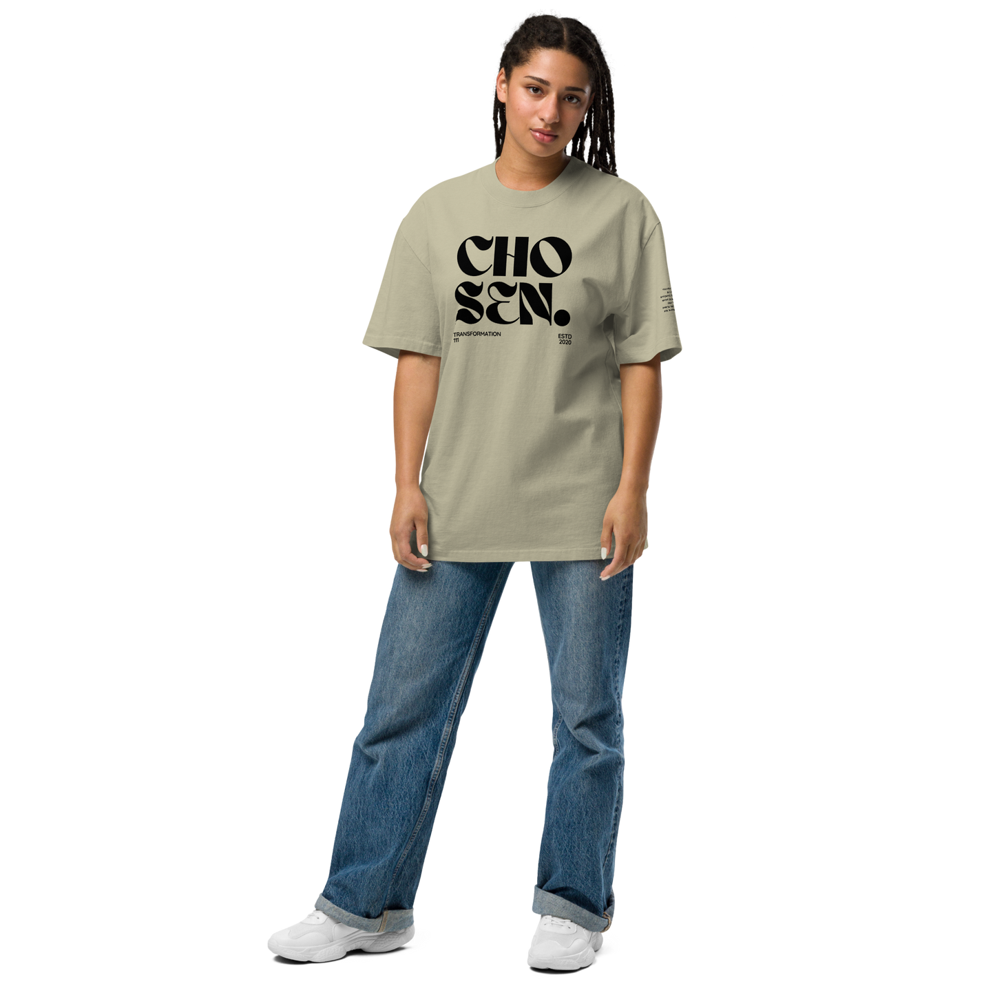 CHOSEN (LIGHT) | Premium Oversized T-Shirt