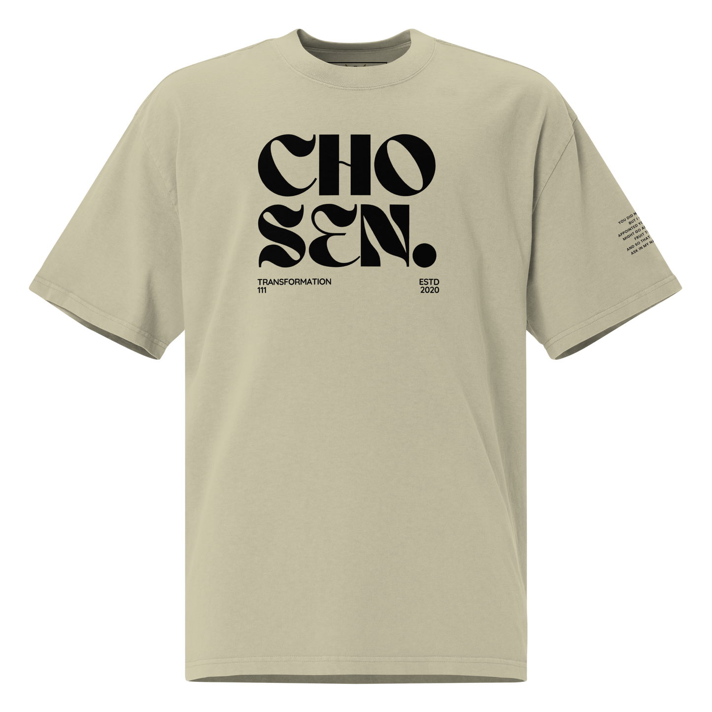 CHOSEN (LIGHT) | Premium Oversized T-Shirt