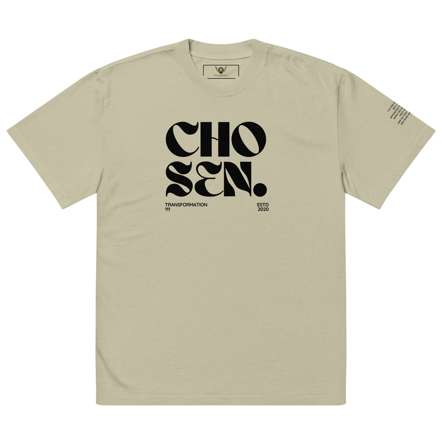 CHOSEN (LIGHT) | Premium Oversized T-Shirt