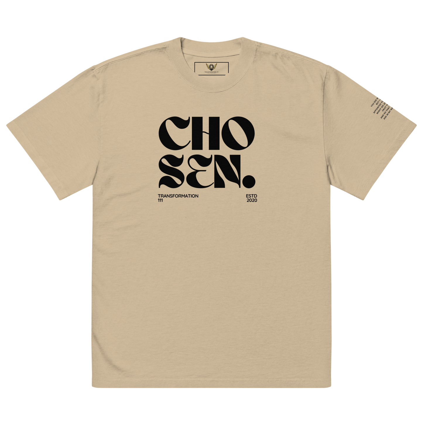 CHOSEN (LIGHT) | Premium Oversized T-Shirt