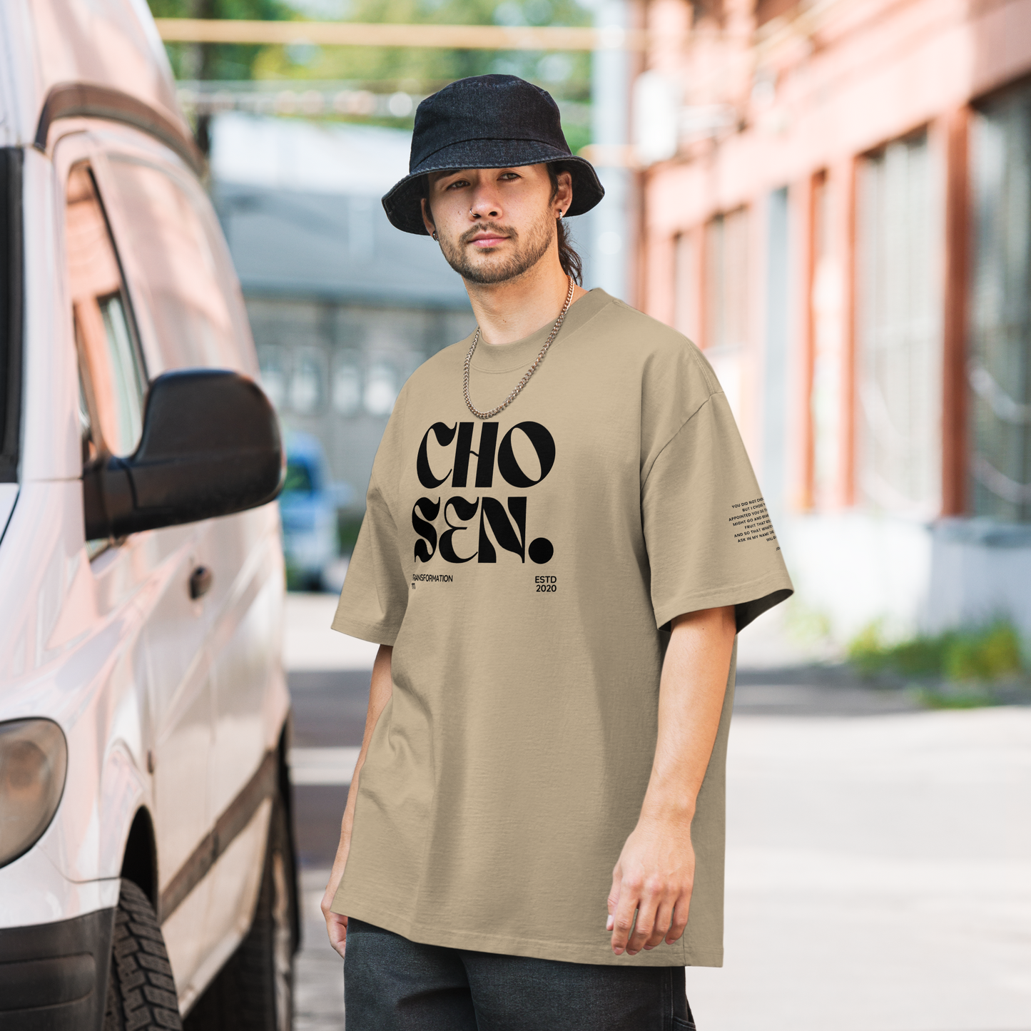 CHOSEN (LIGHT) | Premium Oversized T-Shirt