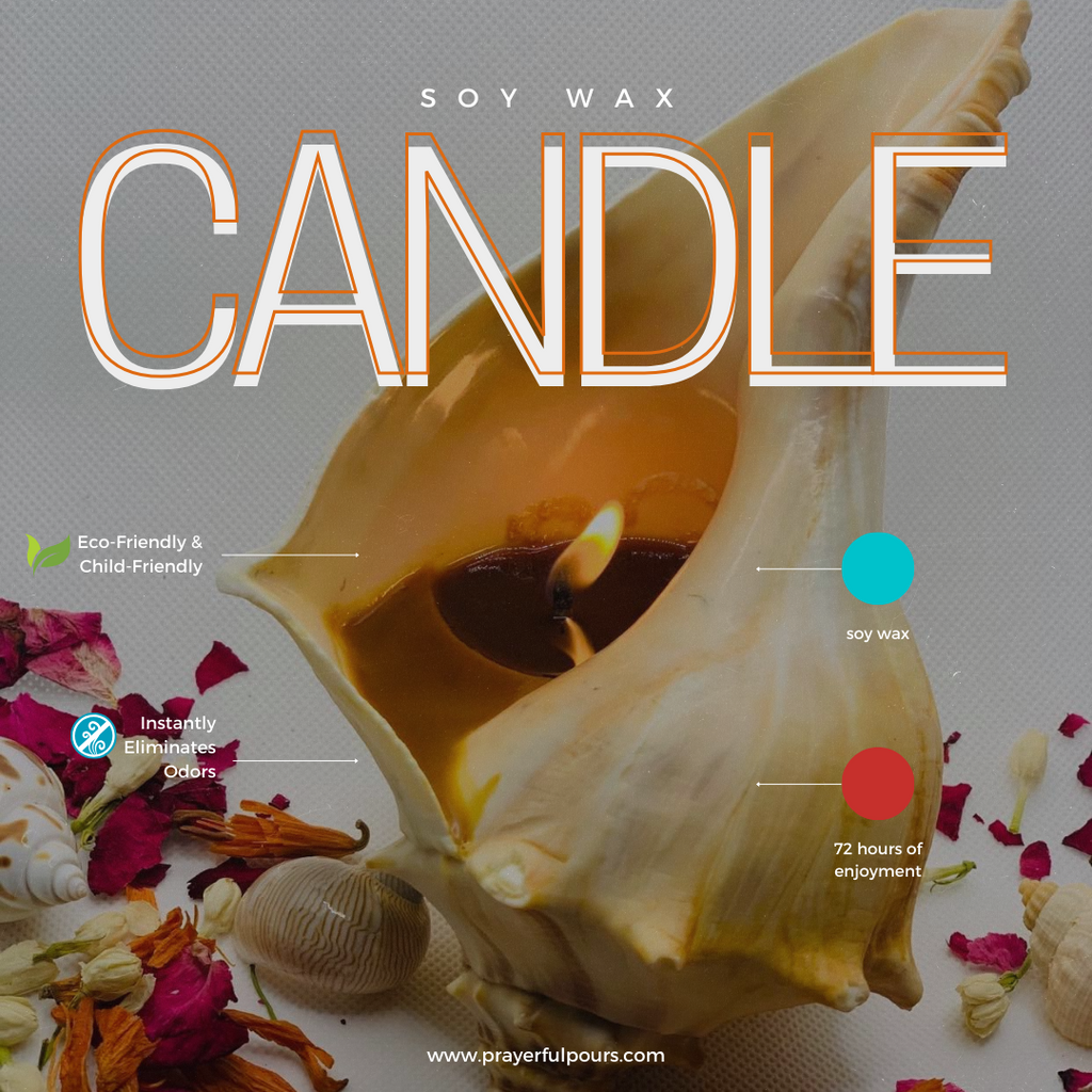 Soy Wax Seashell Candle