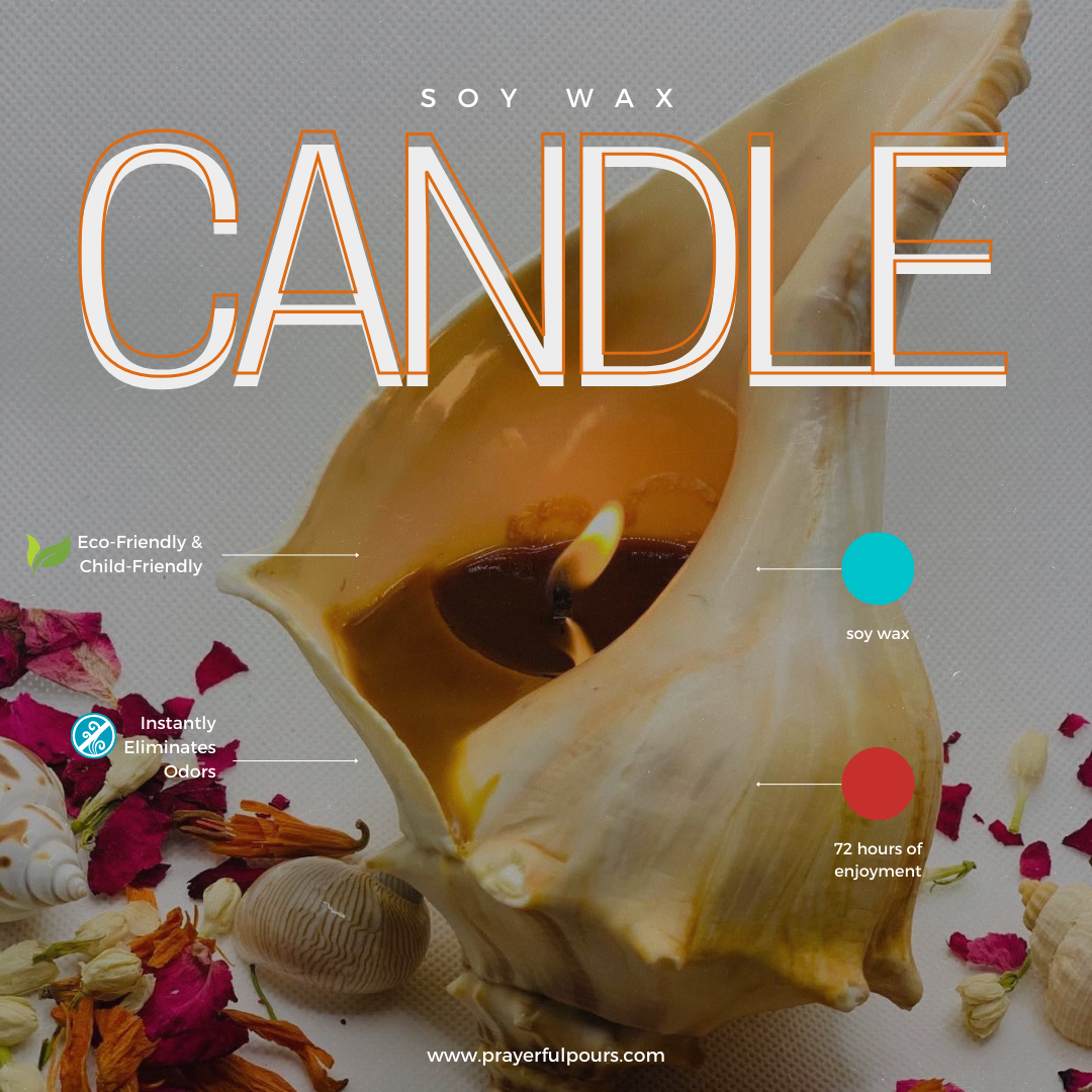 Soy Wax Seashell Candle